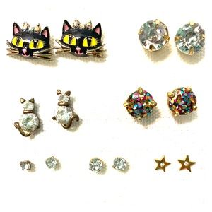 10 Earrings Bundle Kate Spade, Betsey Johnson, etc